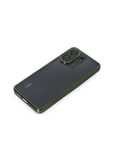 Xiaomi Redmi 13c Kılıf Razer Lensli Silikon - Yeşil 0.2M-Çok Renkli