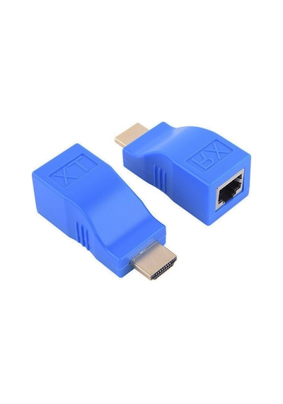 4971 Hdmi Rj45 Cat5 6 Extender Uzatıcı Uzatma Aparatı Adaptör