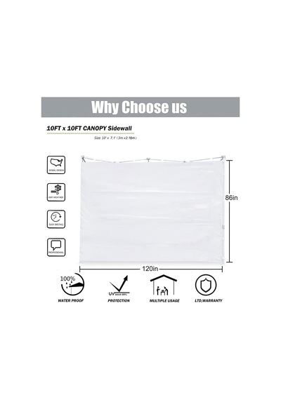 Kanopi Kapısı, 10x10 Kanopi Çerçevesi İçin, Sadece 1 Paket Kanopi Kapısı, Orman Yeşili