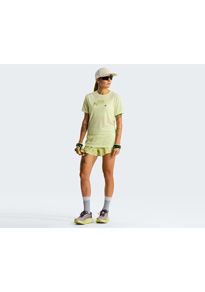 The North Face W Bıtmap Sılhouette Short Sleeves Tee-gr Kadın Outdoor Tişörtü Nf0a8g0cg6o1 Sarı