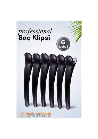 Zenvac Kuaför Saç Klipsi - Profesyonel Toka 6 Lı Set Zenvac29