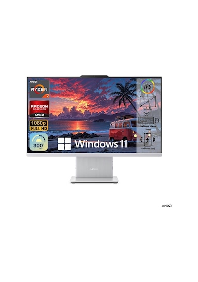 Lenovo IdeaCentre 3 27ARR9 F0HQ00ADTR-0006 R7-7735HS 16 GB 1 TB SSD 27" W11P AIO Masaüstü Bilgisayar