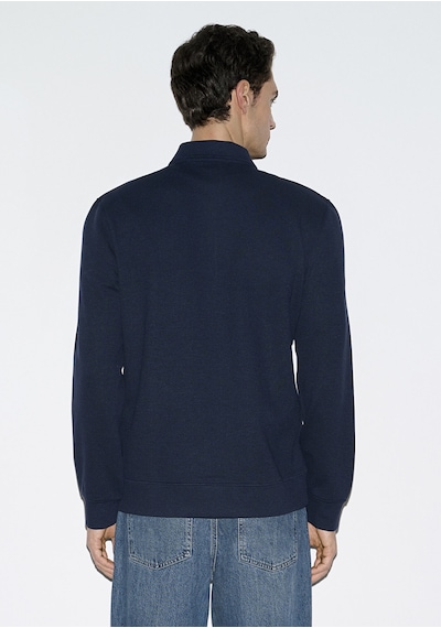 Mavi - Esnek Lacivert Travel Polo Sweatshirt 0s10561-70497 Lacivert