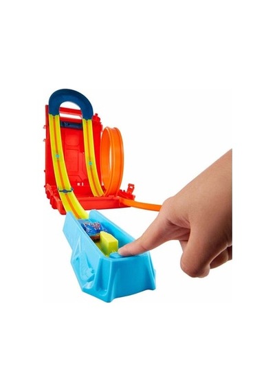 Akrobasi Oyun Seti - Hot Wheels Track Builder Unlimited Açık Mavi