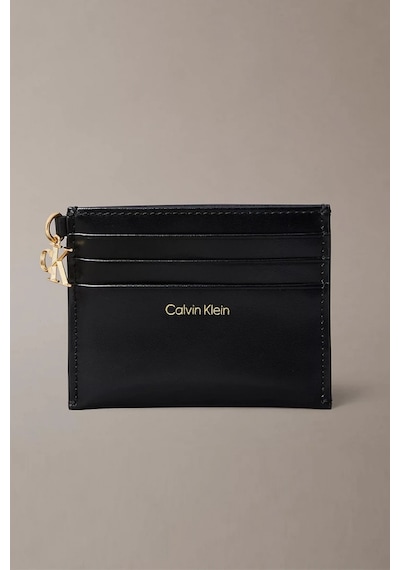 Calvin Klein Fermuarlı 6 Kart Gözlü Kadın Siyah Kartlık Lv04f1076g-ub1 Siyah