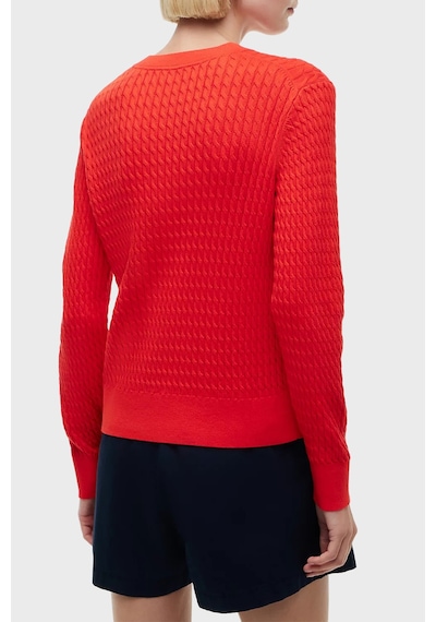 Tommy Hilfiger % 100 Pamuk Regular Fit Bisiklet Yaka Örgü Kazak Kadın Kazak Ww0ww44993 Xnf Kırmızı Tommy Hilfiger % 100 Pamuk Regular Fit Bisiklet Yaka Örgü Kazak Kadın Kazak Ww0ww44993 Xnf Kırmızı