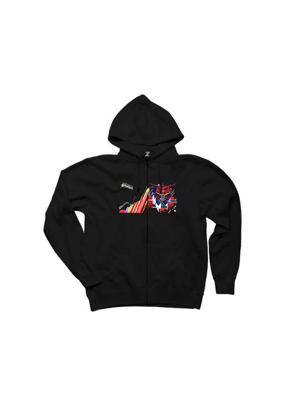 Judas Priest Defenders Siyah Fermuarlı Kapşonlu Sweatshirt