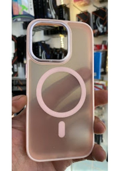 Apple iPhone Uyumlu  16 Pro Kamera Korumalı Mat Magsafe Wireless Şarj Destekli Renkli 45686