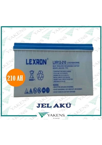 Lexron 210 Amper Jel Akü Lexron