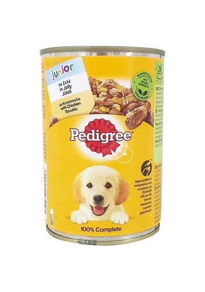 Pedigree Junior Tavuklu Yavru Konserve Köpek Maması 400 Gr