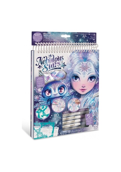 Akıllıelma-taros Nebulous Stars-11122 Creative Sketchbook - Iceana - Geometrıc Crystal Pages Çok Renkli
