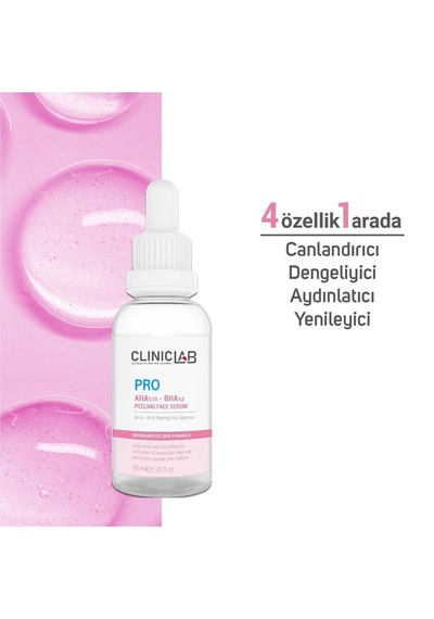 Cliniclab Aha-Bha Aydınlatıcı Exfoliating Yüz Serumu 30 ML
