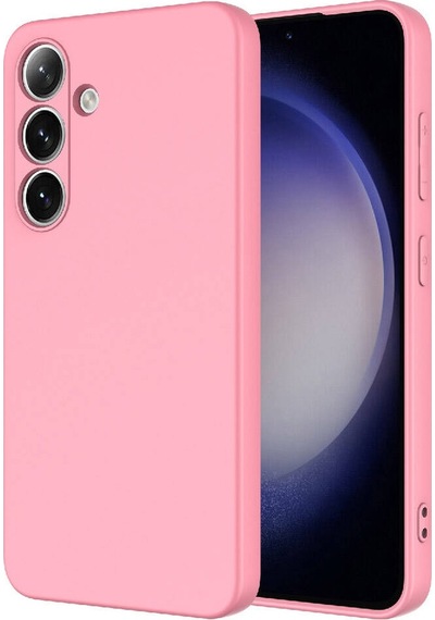 Kilifone - Samsung Uyumlu Galaxy S24 Plus - Kılıf İçi Kadife Koruyucu Mara Lansman Kapak - Pembe