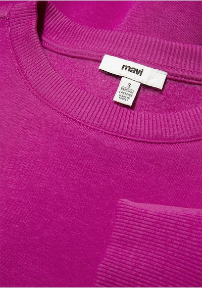Mavi - Mavi Logo Baskılı Pembe Sweatshirt 1611656-70943