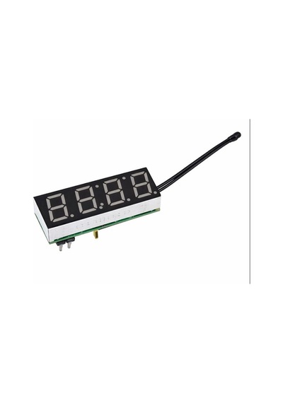 Ds3231sn Dc 5v 12v 24v Dijital Yeşil  Led Saat Sıcaklık Termometre Gerilim Göstergesi