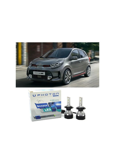 Kia Picanto Kısa Far Ampulü H7 Access Yeni Seri Beyaz 2017-2023
