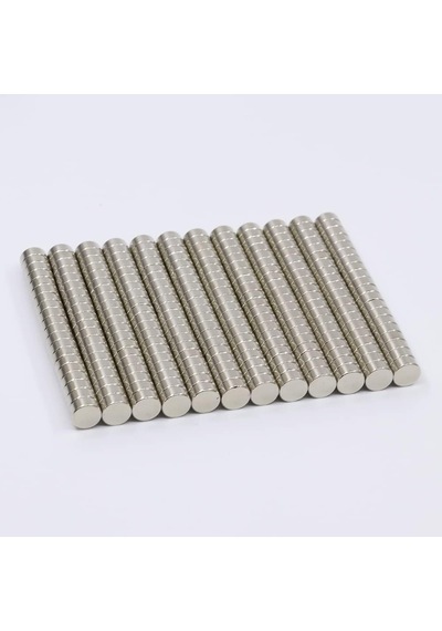 25 Adet 6x3 Mm Yuvarlak Güçlü Neodyum Mıknatıs Çap 6 Mm Kalınlık 3 Mm