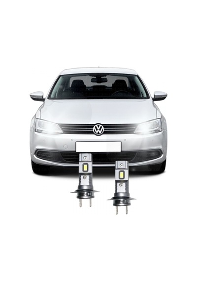 Megamarket06 Vw Jetta Mk6 Led H7 Uzun Far Ampulü Mini Led 2'li Set