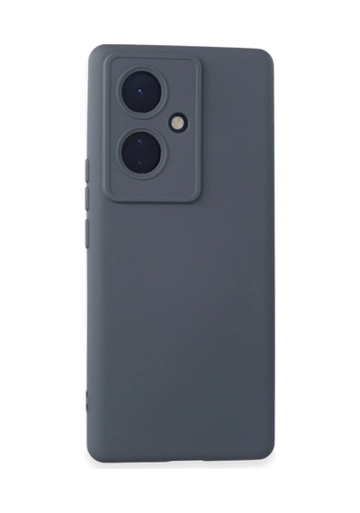 Vivo V29 Lite Kılıf Nano İçi Kadife Silikon - Gri -