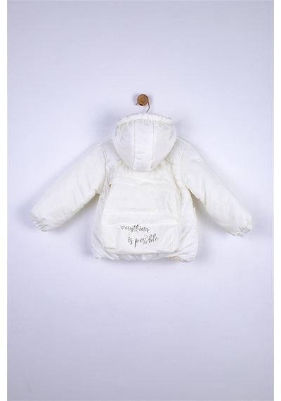 Nk Kids Kız Çocuk Çantalı Mont-ekru Ekru