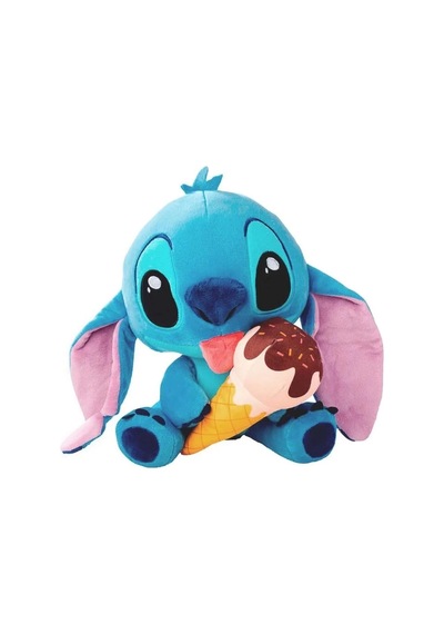 Dondurma Yiyen Stitch Peluş 25 Cm Diğer