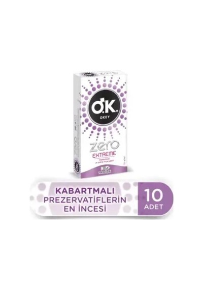 Okey Prezervatif 10 Adet - Zero Extreme