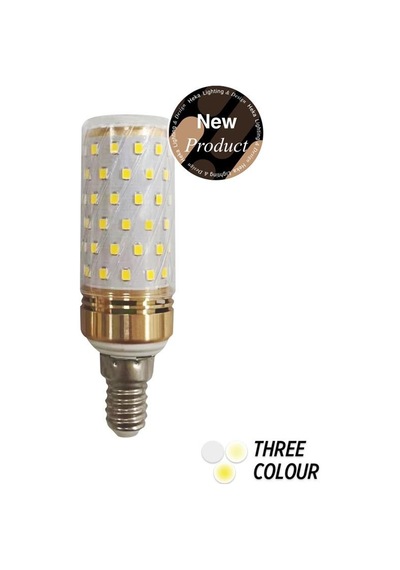 Mısır Şeffaf 10w Üç Renkli E14 Led Ampul Erd-306