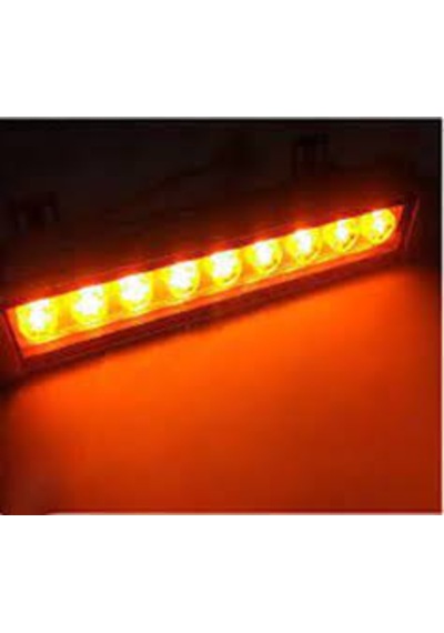 20 Cm Wallwasher Led Bina Dış Duvar Aydınlatma Boyama Amber Işık Gri