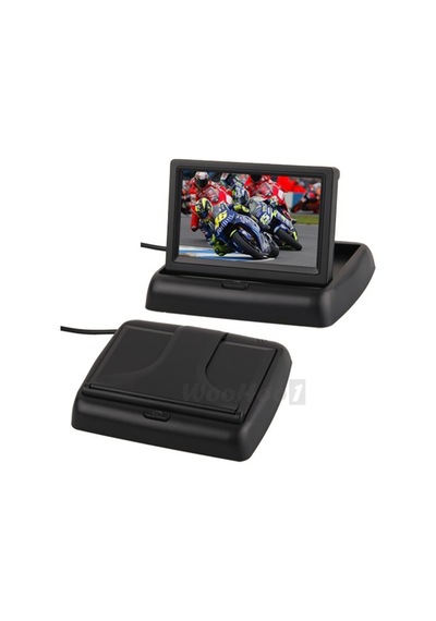 Kameralı Park Sensörü 4.3 Kapanır Monitör Micro Kamera