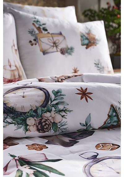 Doqu Home Poly Cotton Skate Çift Kişilik Nevresim Takımı Çok Renkli
