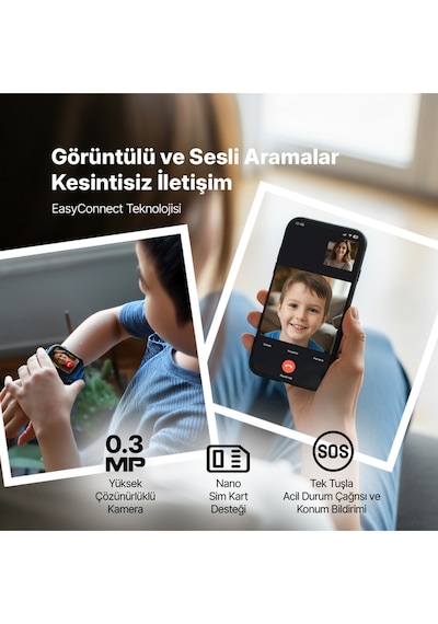 Ttec 2KSW01 Kidi Lite GPS 4G Sim Kartlı Akıllı Çocuk Saati