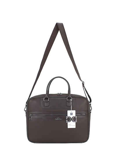 Case Club 2208 Evrak Çantası 15.6 İnç Laptop Bölmeli Omuz Askılı Kahverengi