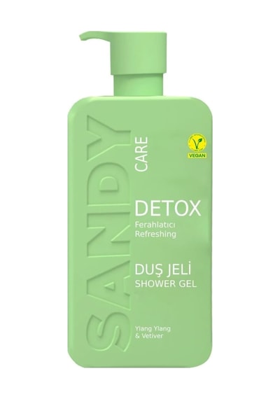 Sandy Duş Jeli 500ml Detox Açık Mavi