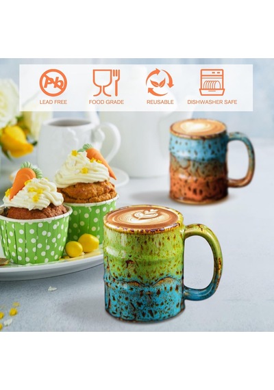 Tr Espresso Bardakları,5oz Espresso Bardak Seti 6 El Yapımı Fırın Sırlı Seramik Espresso Bardakları, Mükemmel S Diğer