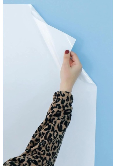 Yapışkansız Tutunabilen 2 Adet Beyaz Akıllı Kağıt 50x70 Cm, Yazı Tahtası, Sihirli Pano Genel