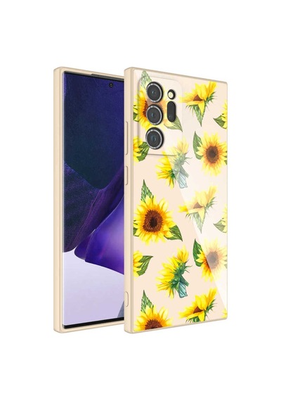 Galaxy Note 20 Ultra Kılıf Kamera Korumalı Desenli Sert Silikon Zore Epoksi Kapak NO2