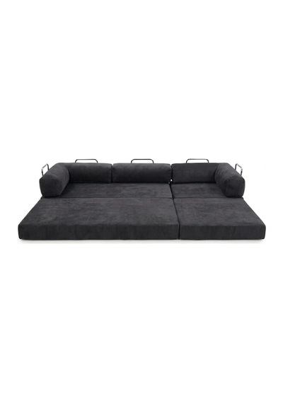 Herev 300x100 Sünger Köşe Koltuk Takımı / Yatak Olur Kanepe / Yıkanabilir Fitilli Kadife Kumaşlı Şark Köşe Antrasit Herev 300x100 Sünger Köşe Koltuk Takımı / Yatak Olur Kanepe / Yıkanabilir Fitilli Kadife Kumaşlı Şark Köşe Antrasit