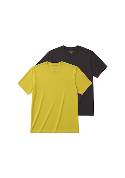 Ranud Erkek Regular Fit 2 Li Tişört,%100 Pamuk, Oeko-tex Yumuşak Fırçalı Süper Soft Kumaş Kahverengi+hardal Ranud Erkek Regular Fit 2 Li Tişört,%100 Pamuk, Oeko-tex Yumuşak Fırçalı Süper Soft Kumaş Kahverengi+hardal