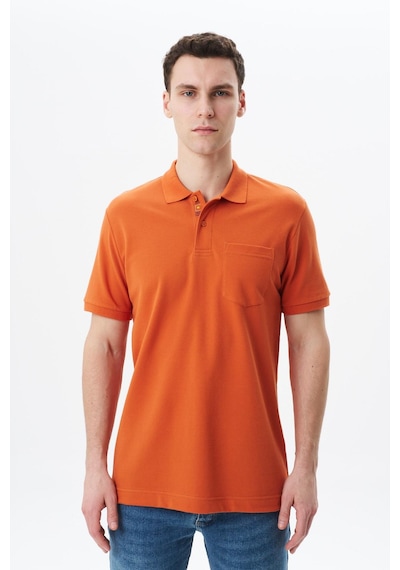 AR-MA Arma Erkek Regular Fit Basic % 100 Pamuk Pike Cepli Polo Yaka Tişört Y29374355502 Pembe