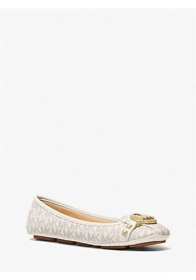 Michael Kors Fulton Moccasin Kadın Babet Krem