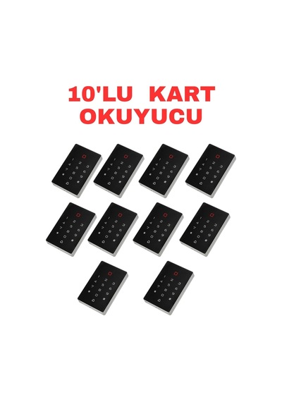Sr-208 Mf Mifare Kart Okuyucu 13.56 Mhz Şifreli Geçiş Kontrol Sistemi 2000 Kullanıcı 10 Adet