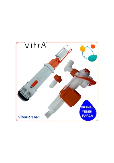 VitrA Gömme Rezervuar Iç Takım Seti 42618yp-436317yp Turuncu