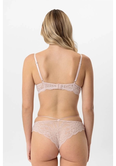 Pierre Cardin Soft Push Up Kaplı Dantelli Sütyen Takım Pudra