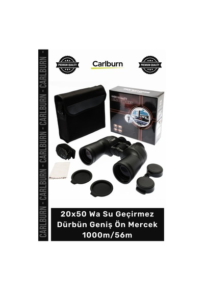 Dürbün Profesyonel Bak4 Prizma Avcı Doğa 20x50 Wa Su Geçirmez Dürbün Geniş Ön Mercek 1000m56m Çok Renkli
