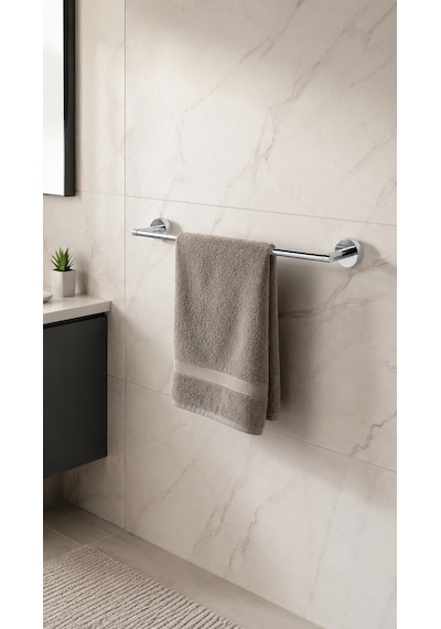 Bıblos Uzun Havluluk 50 Cm Krom
