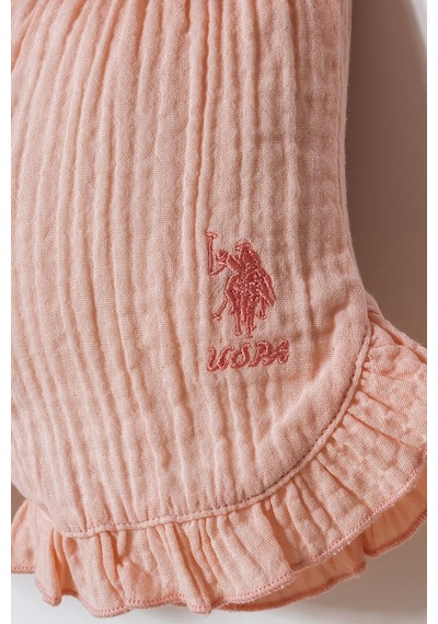 U.S. Polo Assn. U.s. Polo Assn Kız Bebek 2'li Takım Pudra-2519
