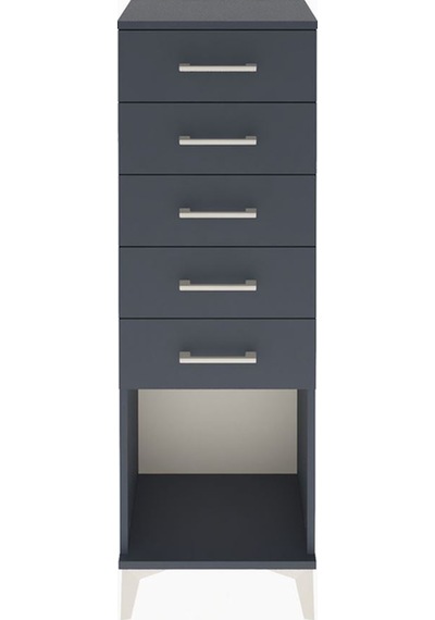 Arges Dolap 5 Çekmeceli 44x30x134 Antrasit-antrasit Antrasit Arges Dolap 5 Çekmeceli 44x30x134 Antrasit-antrasit Antrasit