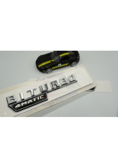 Biturbo 4Matic Çamurluk Yanı Logo Amblem