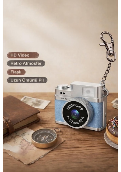 Torima CMR35 Mini Anahtarlık 1080P Dijital Fotoğraf Video Kamera