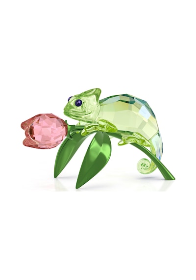 5719811 Swarovski Biblo Idyllıa:chameleon And Tulıp